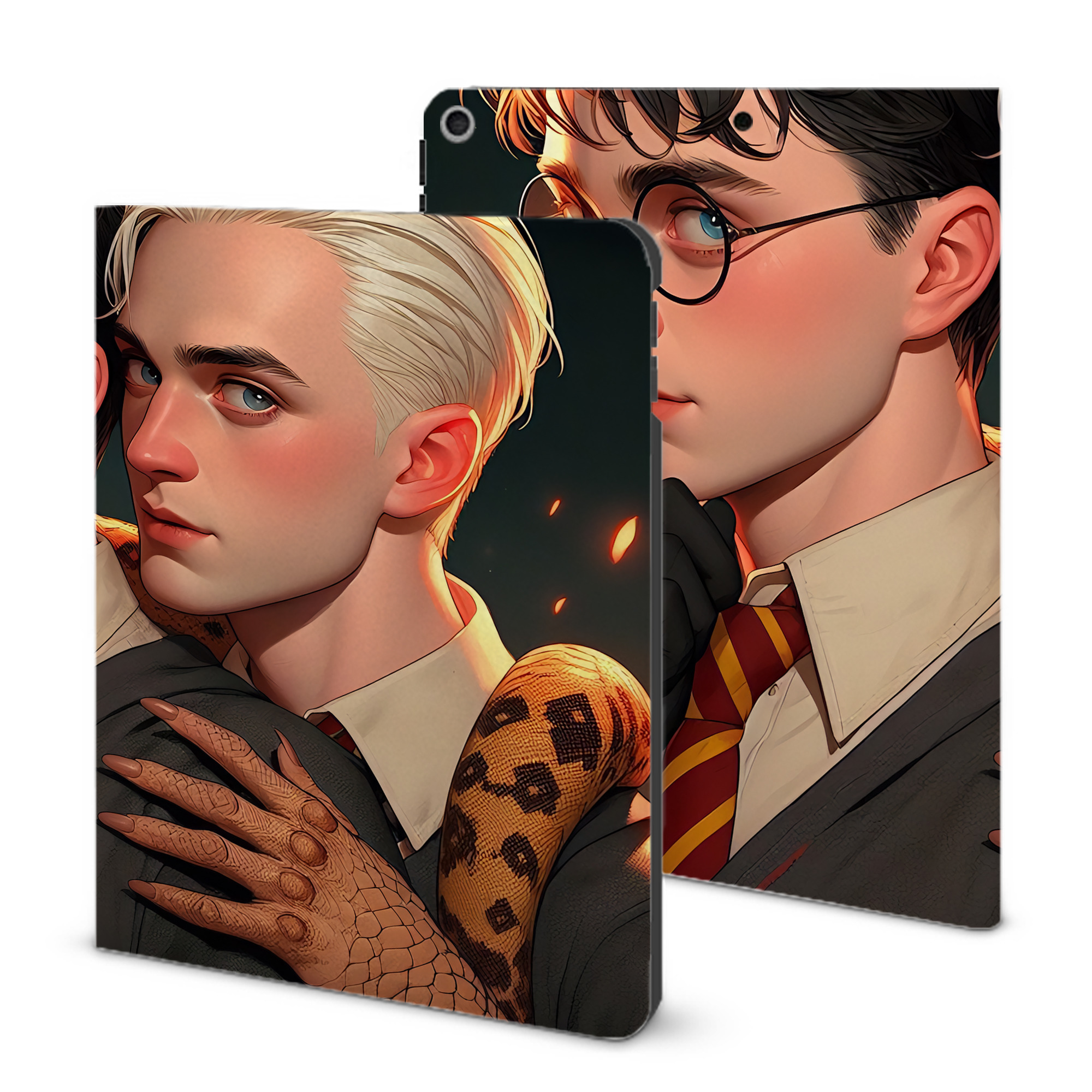 （画像用） Harry Potter ハリー・ポッターシリーズ IPad ケース ブック型 PUレザー TPU 耐衝撃 軽量 薄型 ペン収納なし 全面保護 IPad 各モデル対応